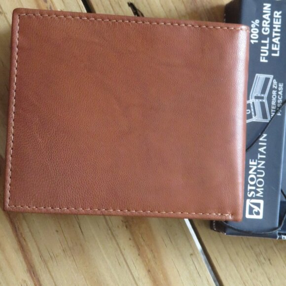 Stone Mountain Full Grain Leather Men's Wallet with RFID protection 12 card slot - Picture 2 of 7